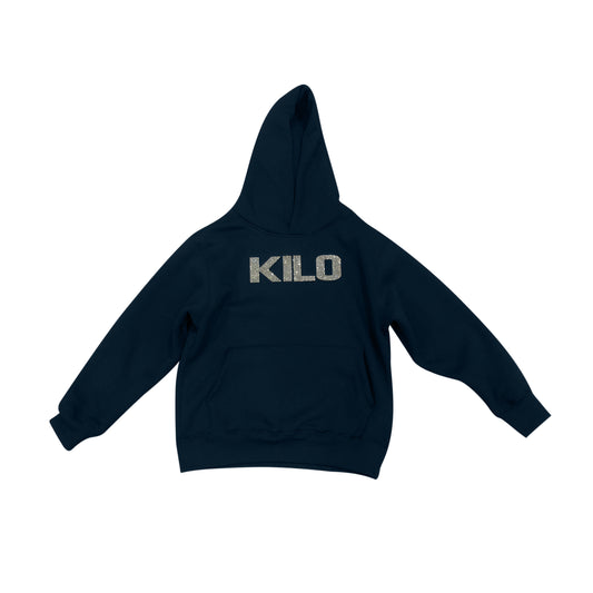 LO KI REVERSAL RHINESTONE HOODIE