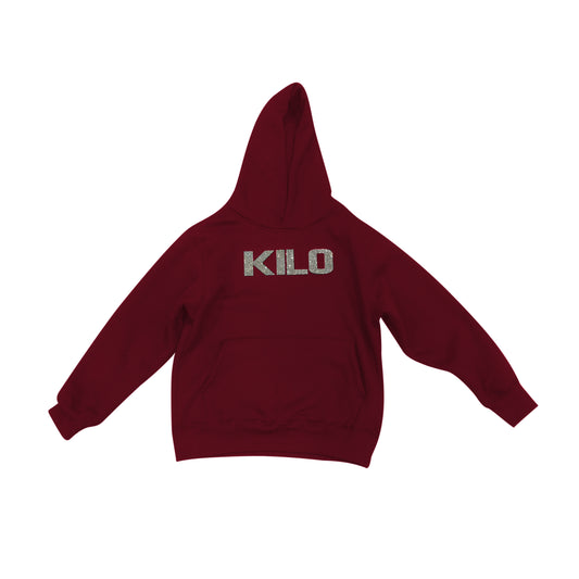 LO KI REVERSAL RHINESTONE HOODIE